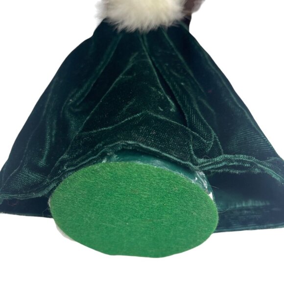 Vintage Paper Mache Old Lady Christmas Choir Singer 11.25 in H. - Picture 7 of 9